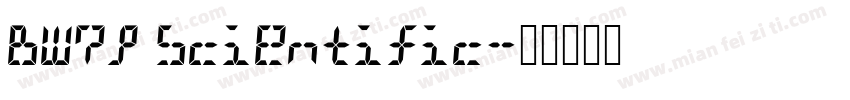 BW7p Scientific字体转换